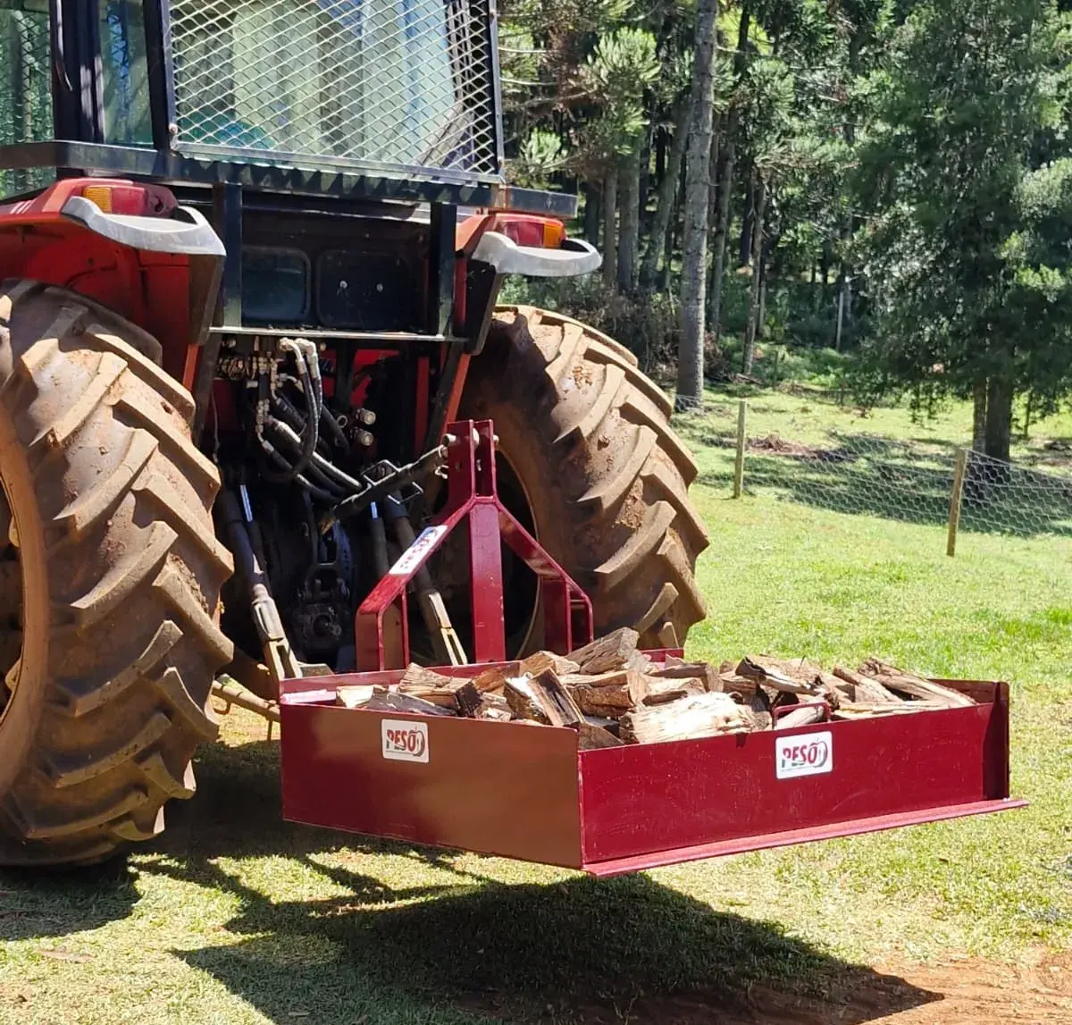 Peso Equipamentos Florestais Garfo Multisserviços