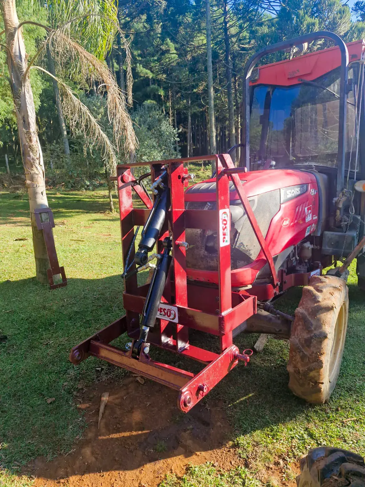 Peso Equipamentos Florestais Levante Frontal